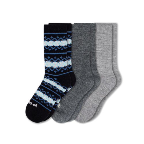 3 Pack - Women's Crew Pacas Socks