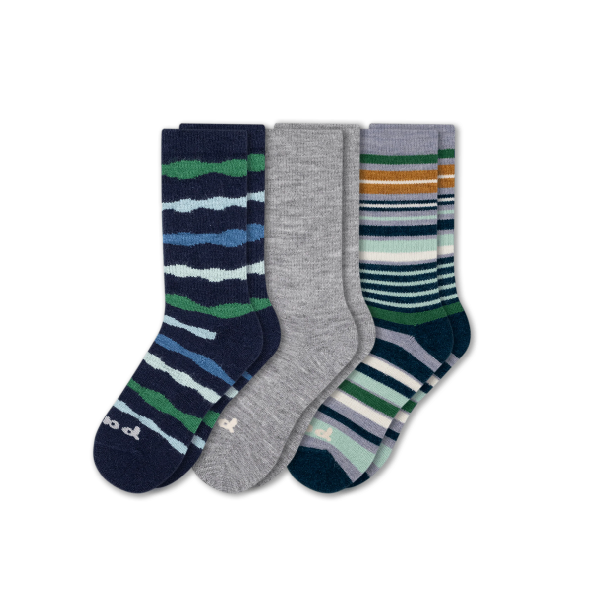 3 Pack - Women's Crew Pacas Socks