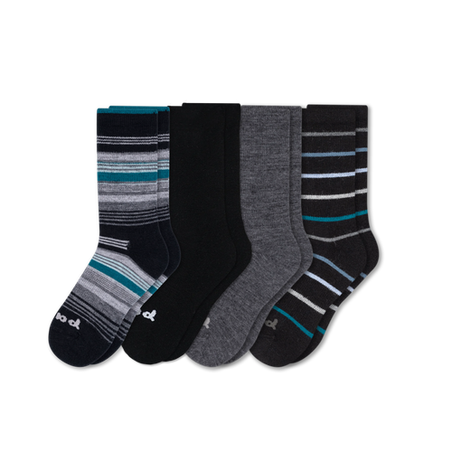 4 Pack - Men's Crew Pacas Socks