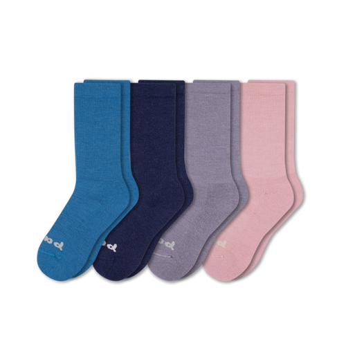 4 Pack - Women's Crew Pacas Socks