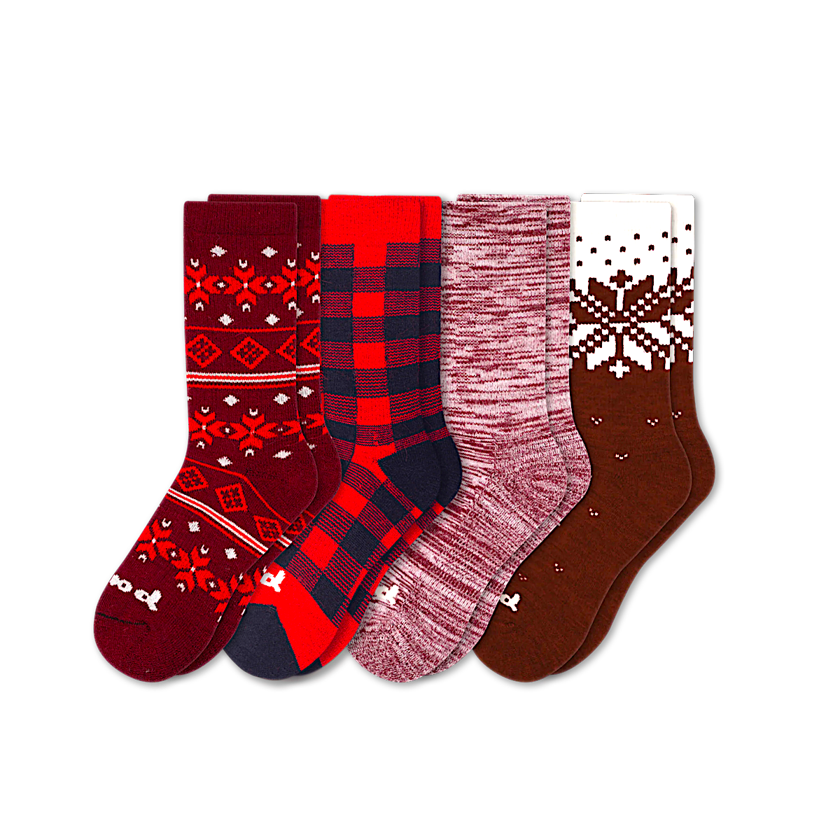 4 Pack - Women's Crew Pacas Socks