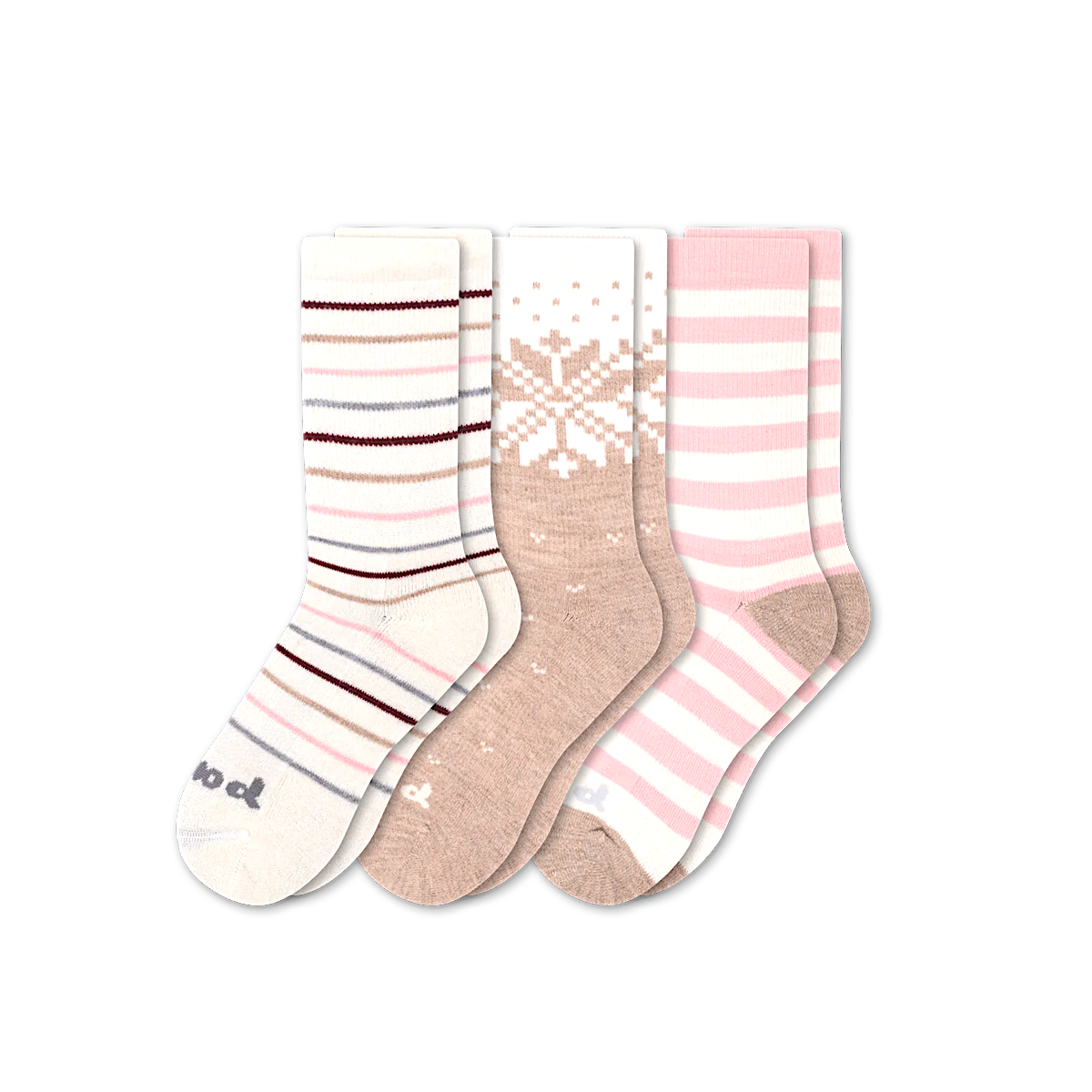 3 Pack - Women's Crew Pacas Socks