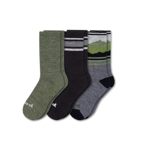 3 Pack - Men's Crew Pacas Socks