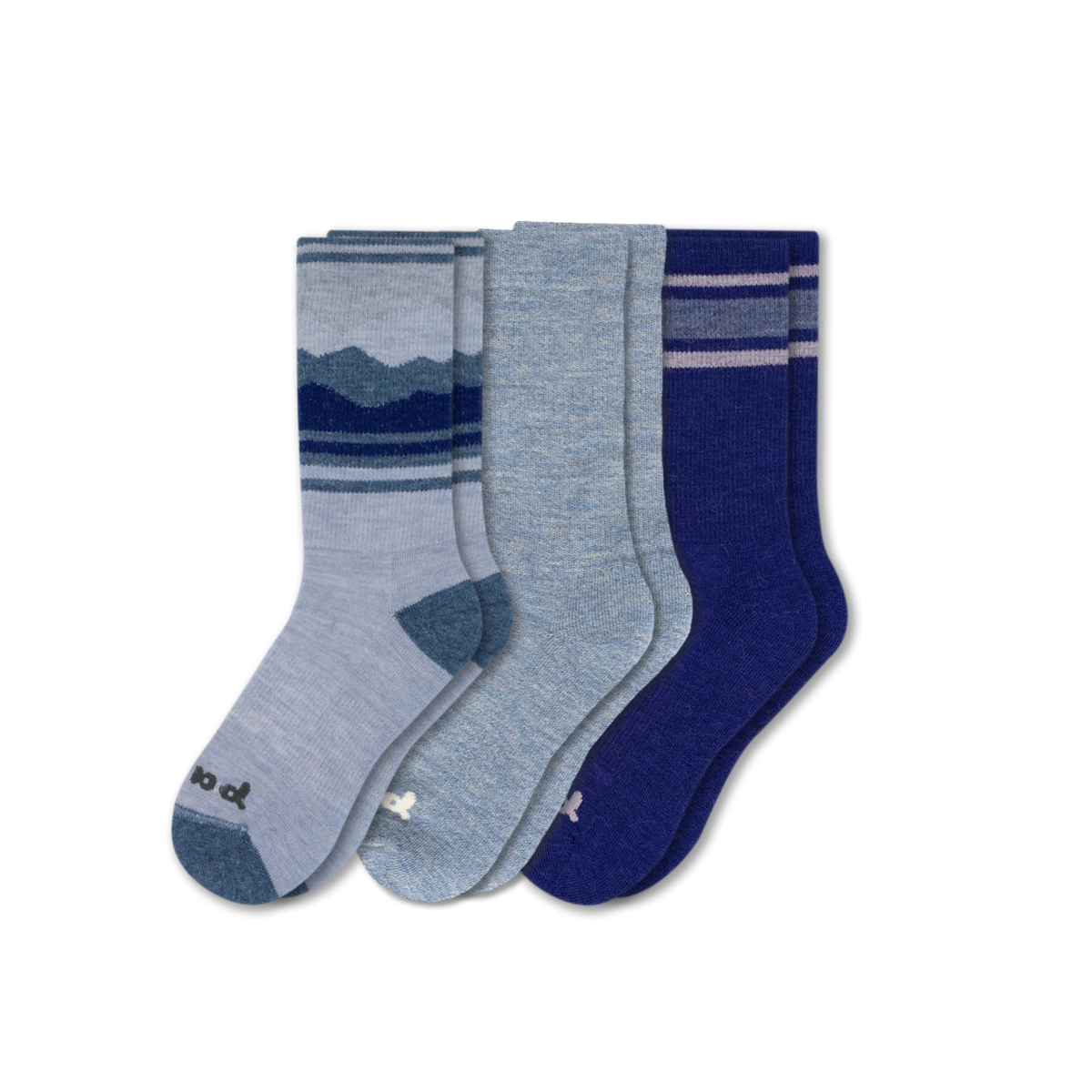 3 Pack - Men's Crew Pacas Socks