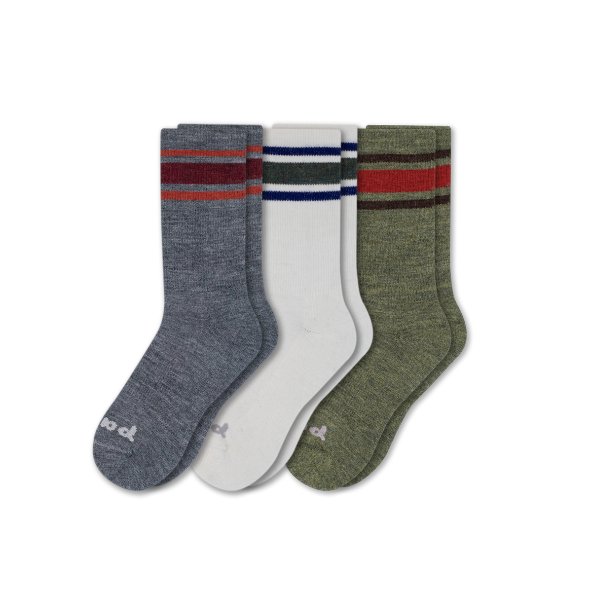 3 Pack - Men's Crew Pacas Socks