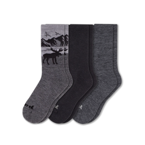 3 Pack - Men's Crew Pacas Socks