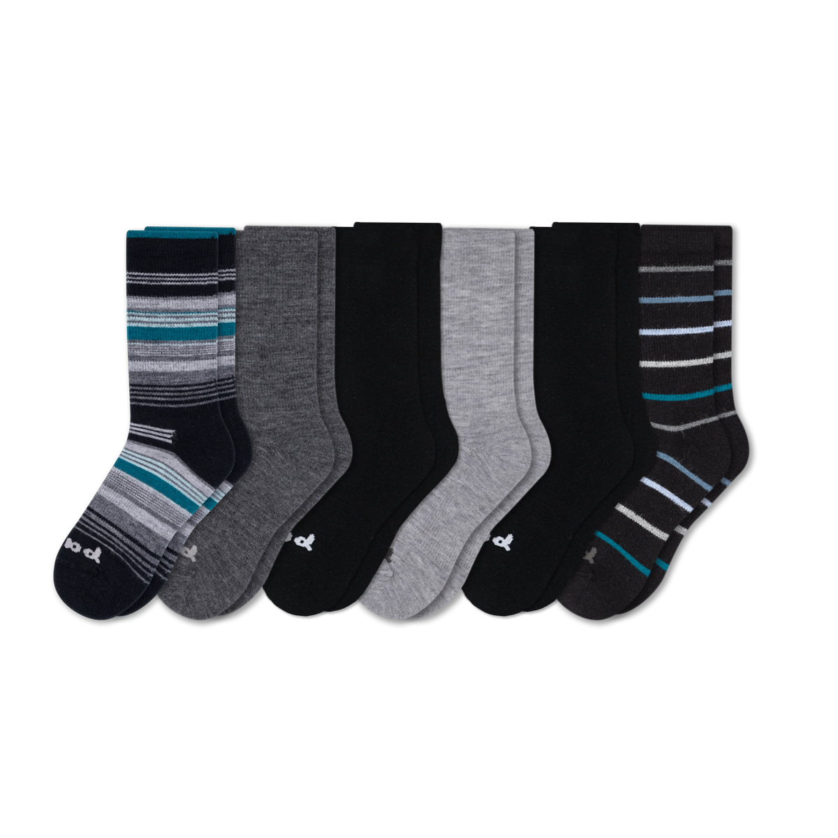 6 Pack - Men's Crew Pacas Socks