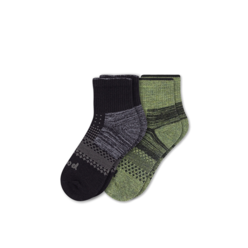 2 Pack - Men's Hiking Quarter Pacas Socks