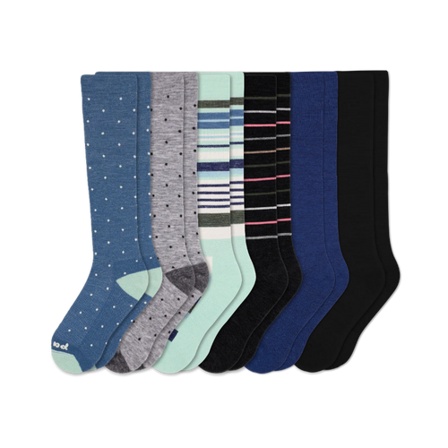 6 Pack - Women's Compression Socks