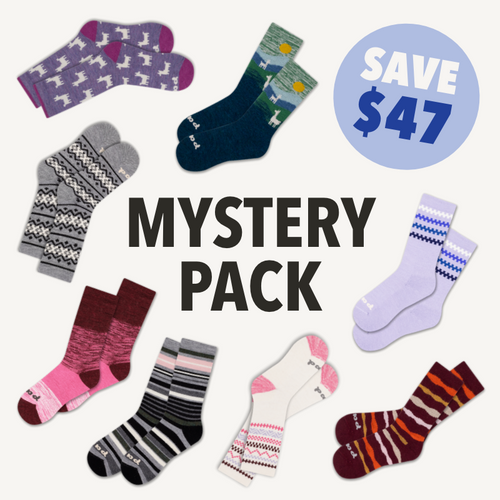 Mystery Pack - 6 Pack Women's Crew Socks