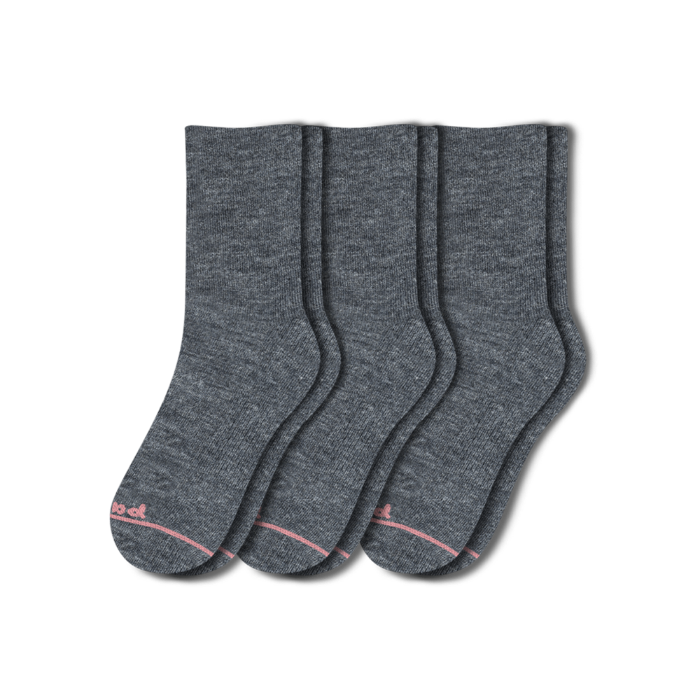 3 Pack - Women's Light-Weight Crew Pacas Socks