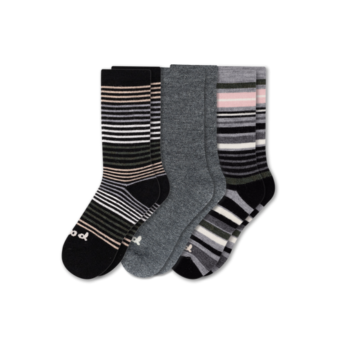 3 Pack - Women's Crew Pacas Socks