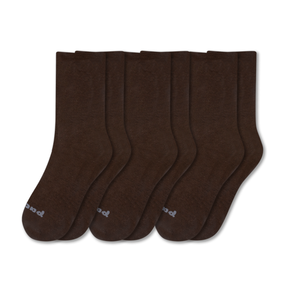 3 Pack - Men's Light-Weight Crew Pacas Socks