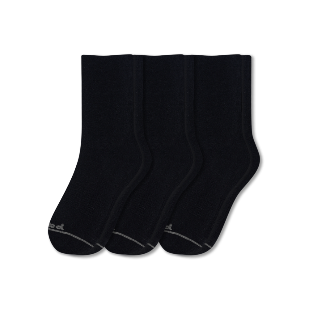 3 Pack - Women's Light-Weight Crew Pacas Socks