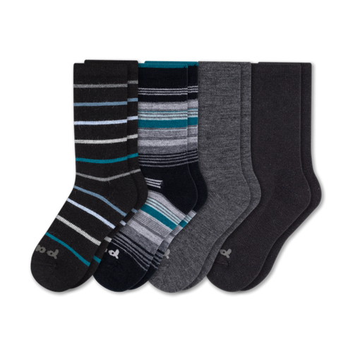 4 Pack - Men's Crew Pacas Socks
