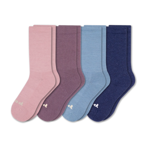 4 Pack - Women's Crew Pacas Socks