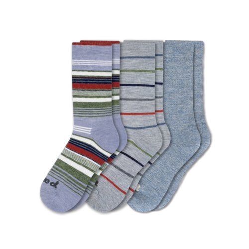 3 Pack - Men's Crew Pacas Socks