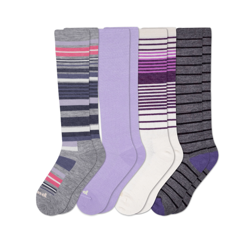 Pacas™ Inc. | Pacas Women’s Compression Socks With Alpaca Wool - 4 Pack