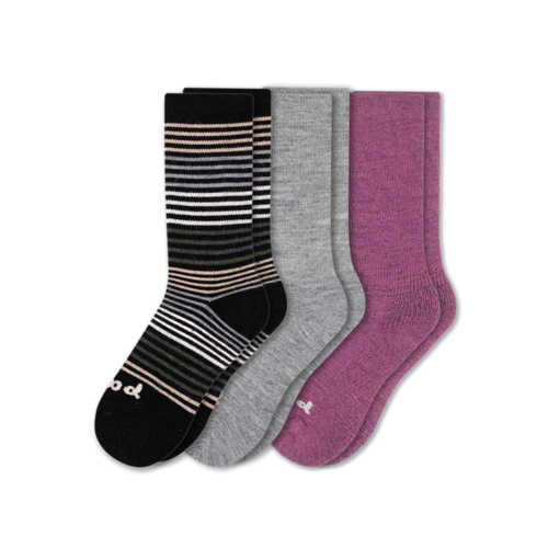 3 Pack - Women's Crew Pacas Socks
