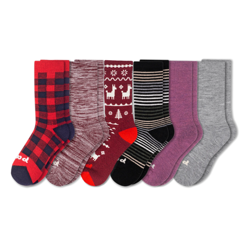 6 Pack - Women's Crew Pacas Socks