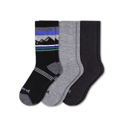 3 Pack - Men's Crew Pacas Socks