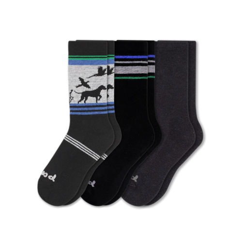 3 Pack - Men's Crew Pacas Socks