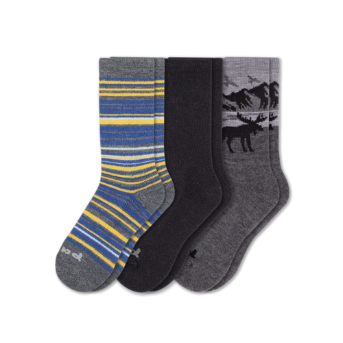 3 Pack - Men's Crew Pacas Socks