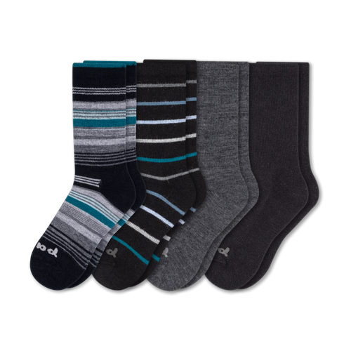 4 Pack - Men's Crew Pacas Socks
