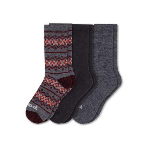 3 Pack - Men's Crew Pacas Socks