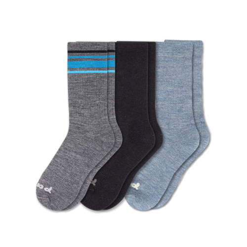 3 Pack - Men's Crew Pacas Socks