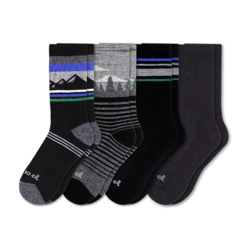4 Pack - Men's Crew Pacas Socks