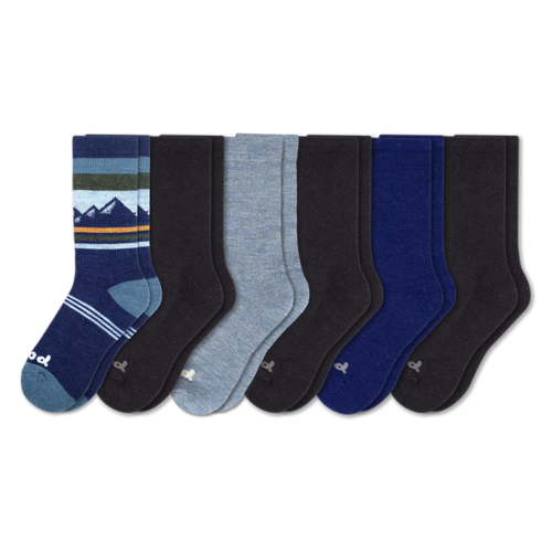 6 Pack - Men's Crew Pacas Socks