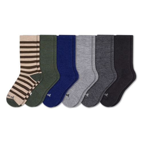 6 Pack - Men's Crew Pacas Socks