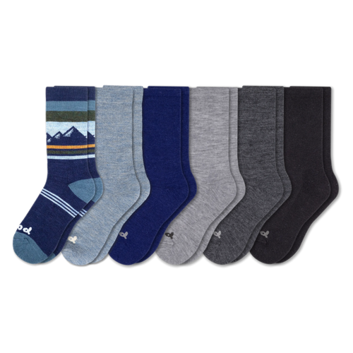 6 Pack - Men's Crew Pacas Socks