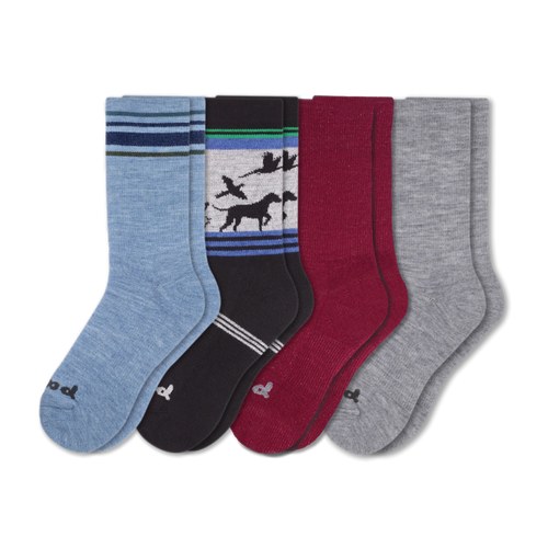 4 Pack - Men's Crew Pacas Socks