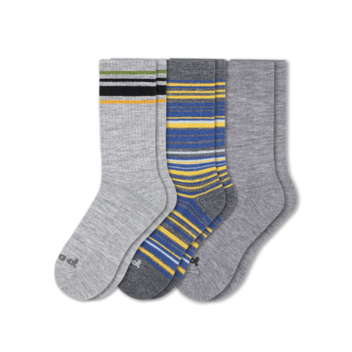 3 Pack - Men's Crew Pacas Socks