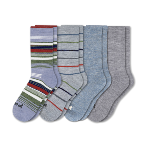 4 Pack - Men's Crew Pacas Socks