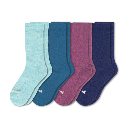 4 Pack - Women's Crew Pacas Socks