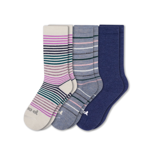 3 Pack - Women's Crew Pacas Socks