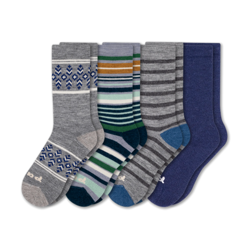 4 Pack - Women's Crew Pacas Socks