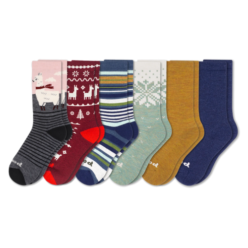 6 Pack - Women's Crew Pacas Socks