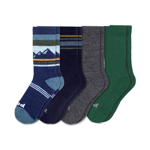 4 Pack - Men's Crew Pacas Socks