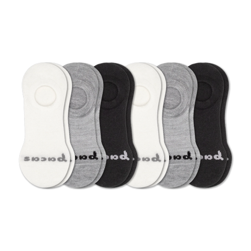 6 Pack - Women's No Show Socks