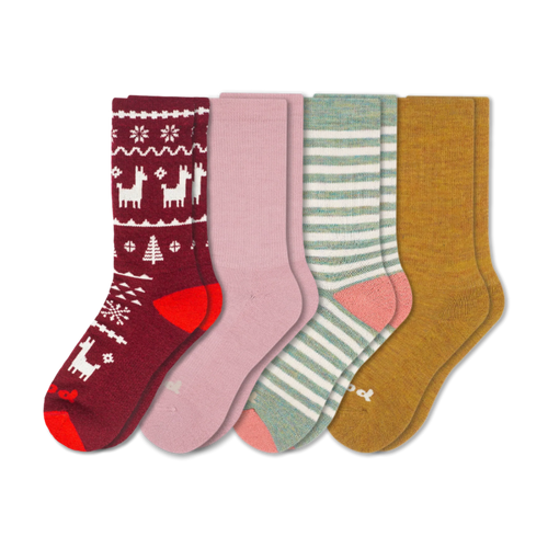 4 Pack - Women's Crew Pacas Socks