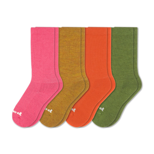 4 Pack - Women's Crew Pacas Socks
