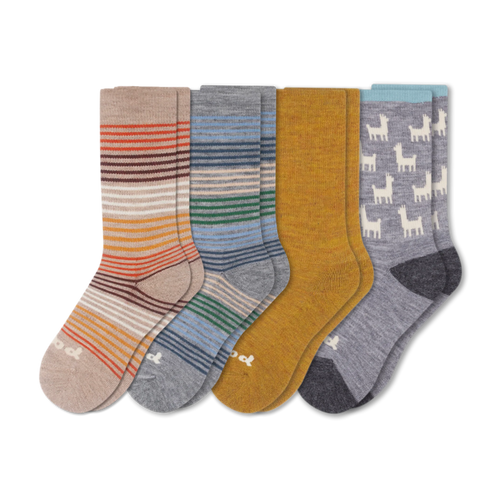 4 Pack - Women's Crew Pacas Socks