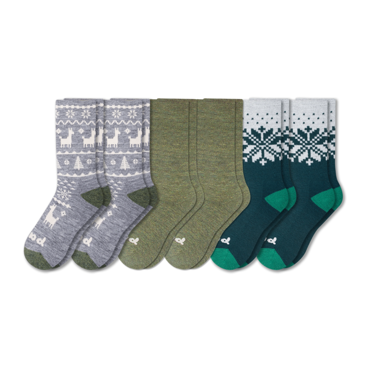 Pacas™ Inc. Pacas Women's Crew Socks With Alpaca Wool 6 Pack