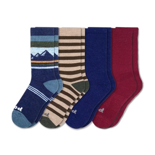 4 Pack - Men's Crew Pacas Socks