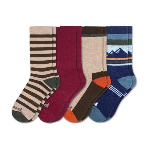 4 Pack - Men's Crew Pacas Socks