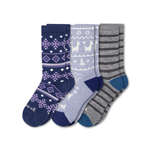 3 Pack - Women's Crew Pacas Socks